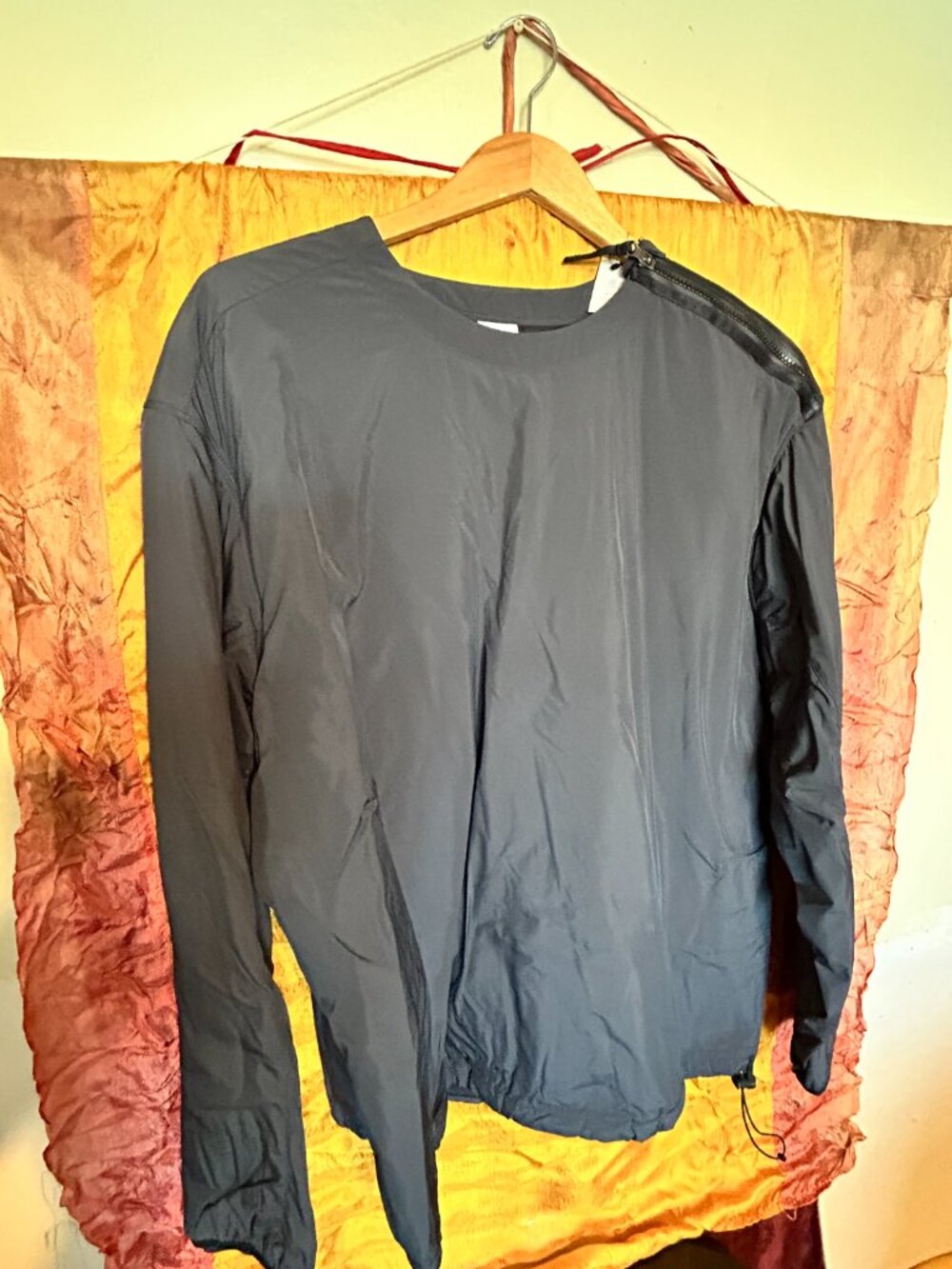 Men’s Black Lightweight Full-Zip Running/Training Jacket